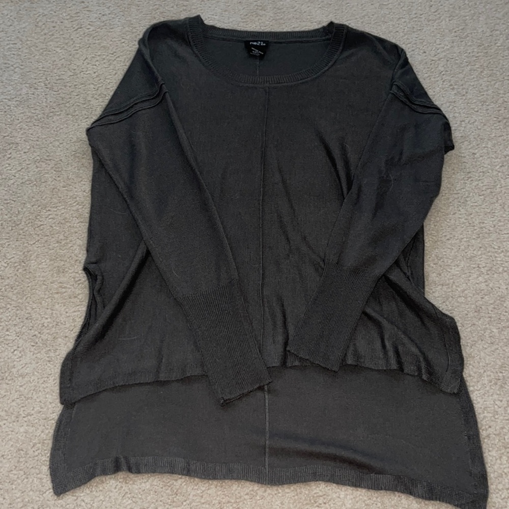 Army green lightweight sweater
